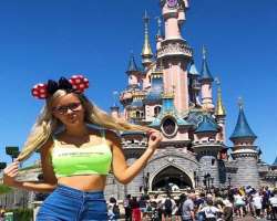 Johnson visited Disneyland in July of 2019 Johnson visited Disneyland in July of 2019.